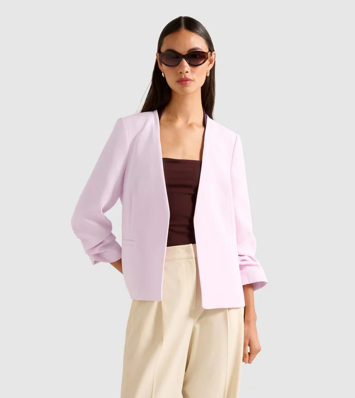 forever new  RUBY Ruched Sleeves Jacket for Women | Best Price UAE